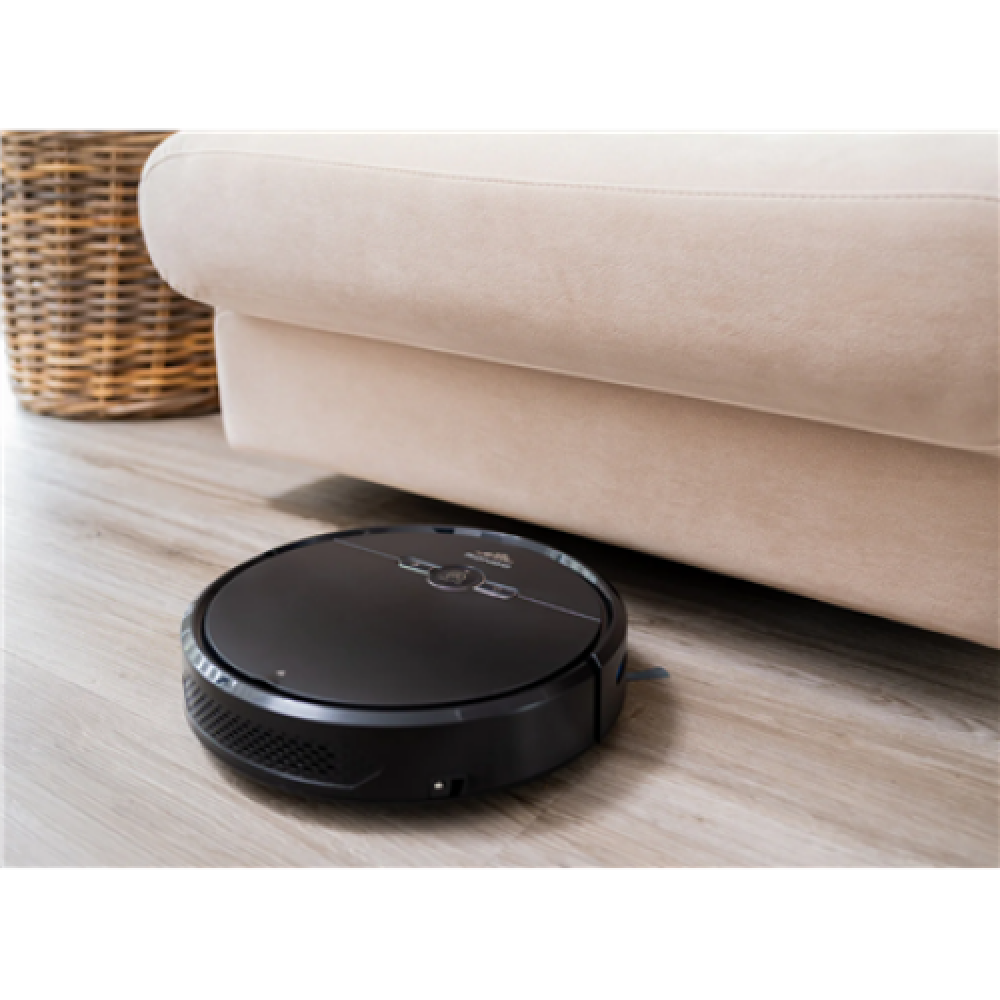 ETA , Robot Vacuum Cleaner , Rondo ETA124490000 , Wet&Dry , Operating time (max) 100 min , Li-ion , 4000 mAh , Dust capacity 0.6 L , Black