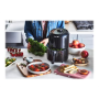 TEFAL , Easy Fry Hot Air Fryer , EY1018 , Power 1300 W , Capacity 1.6 L , Black