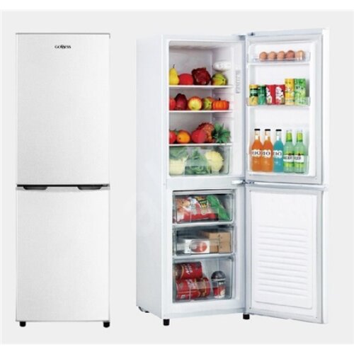 Goddess , GODRCD0150GW8AF , Refrigerator , Energy efficiency class F , Free standing , Combi , Height 149 cm , Fridge net capacity 96 L , Freezer net capacity 53 L , 40 dB , White