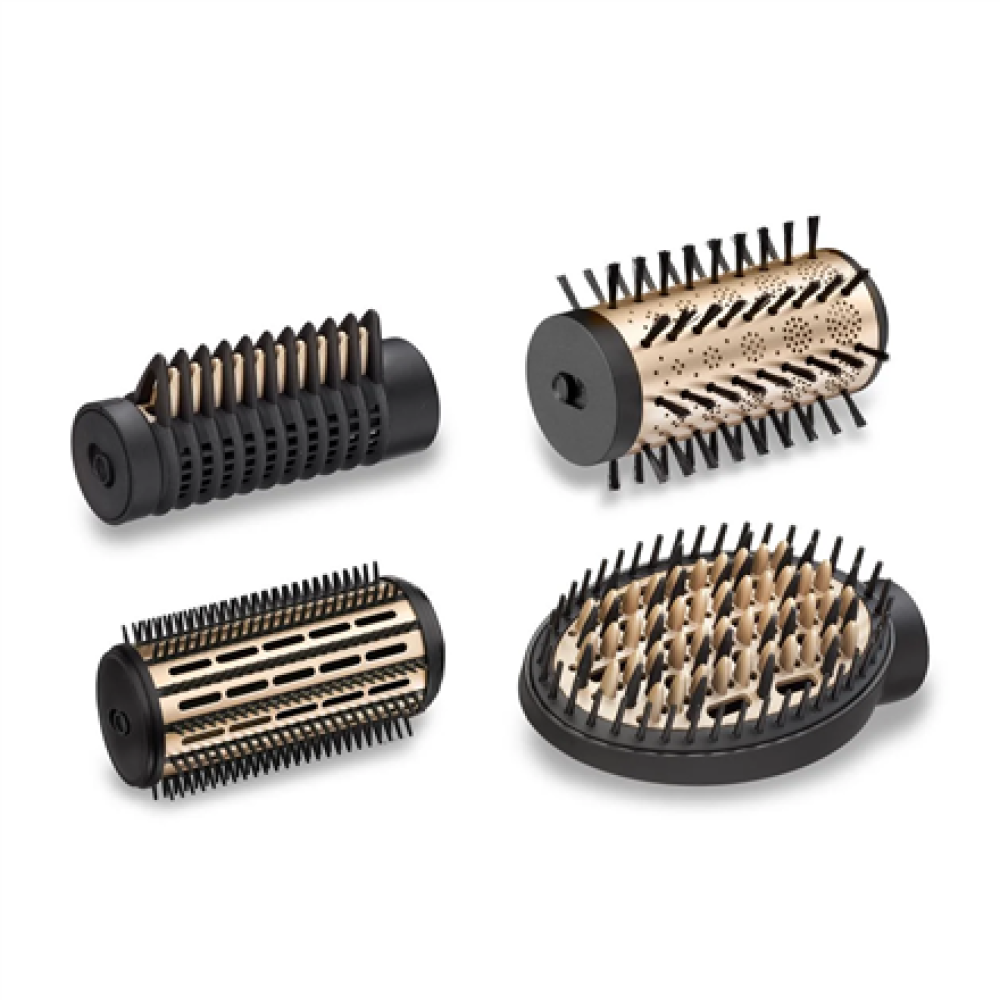 BABYLISS , Hair styling comb , AS970E , Ion conditioning , Number of heating levels 3 , 650 W , Black/Gold