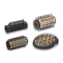 BABYLISS , Hair styling comb , AS970E , Ion conditioning , Number of heating levels 3 , 650 W , Black/Gold