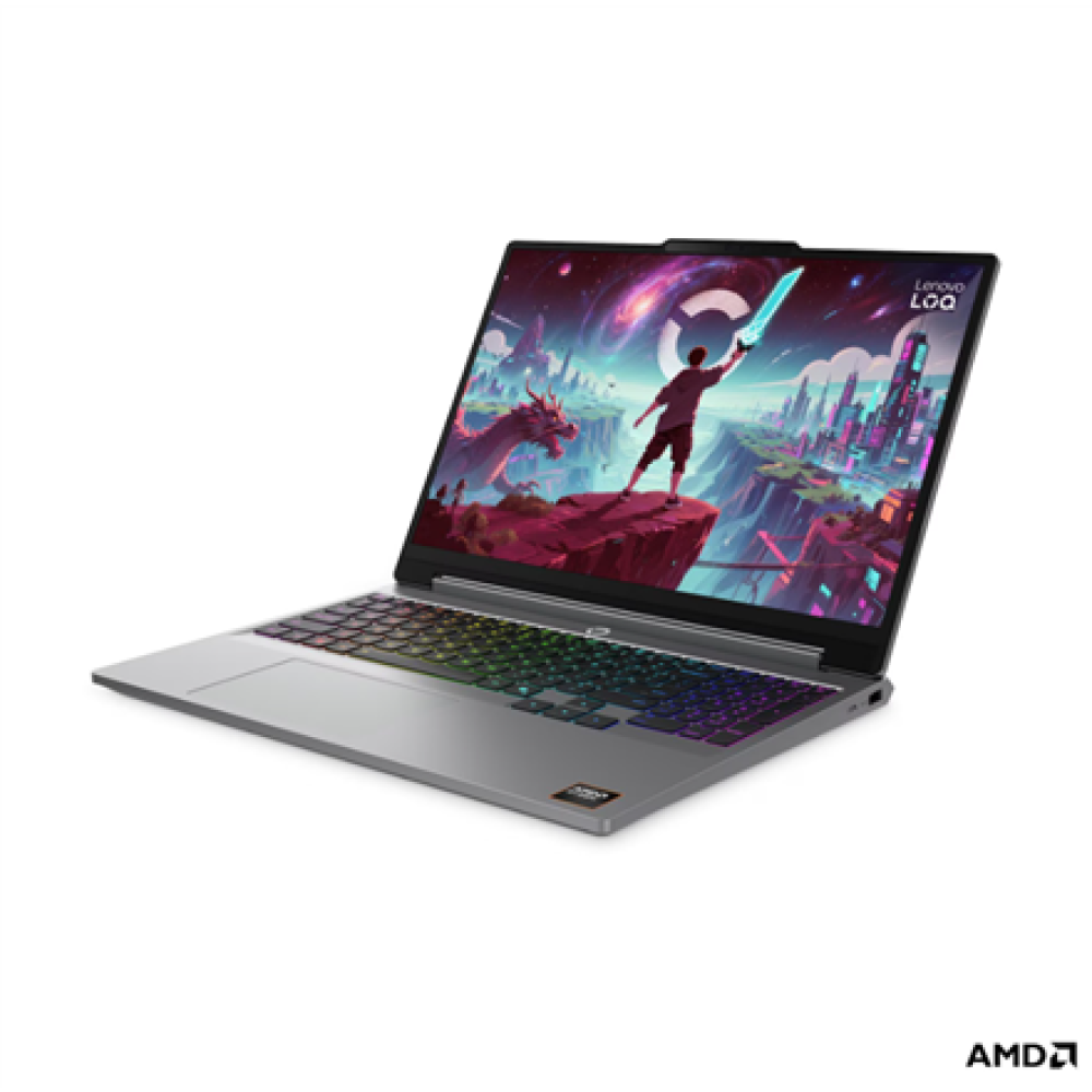 Lenovo LOQ 15AHP11 AMD , Luna Grey , 15.3 , IPS , WUXGA , 1920 x 1200 pixels , Anti-glare , AMD Ryzen 7 , 250 , 16 GB , SODIMM DDR5 , Solid-state drive capacity 512 GB , NVIDIA GeForce RTX 5060 , GDDR7 , 8 GB , Windows 11 Home , 802.11ax , Bluetooth versi