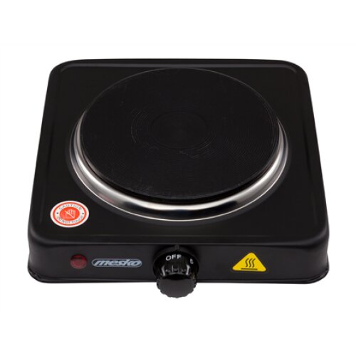 Mesko , Hob , MS 6508 , Number of burners/cooking zones 1 , Rotary , Electric , Black