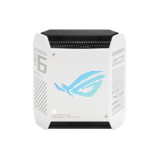Wifi 6 802.11ax Tri-band Gigabit Gaming Mesh Router , GT6 ROG Rapture (1-Pack) , 802.11ax , 574+4804+4804 Mbit/s , 10/100/1000 Mbit/s , Ethernet LAN (RJ-45) ports 3 , Mesh Support Yes , MU-MiMO Yes , No mobile broadband , Antenna type Internal