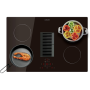 CATA AD7744 Induction hob with built-in hood, Number of burners/cooking zones 4, Touch, Timer, Black