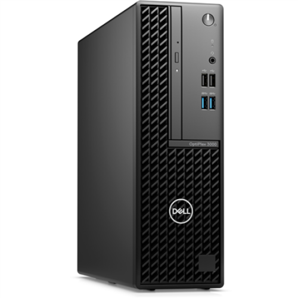 Dell OptiPlex 3000 Desktop, SFF, Intel Core i5, i5-12500, Internal memory 8 GB, DDR4 non ECC, SSD 256 GB, Intel Integrated Graphics, 8x DVD+/-RW 9.5mm Slimline Optical Disk Drive, Keyboard language English, Windows 11 Pro, Warranty ProSupport, NBD Onsite 