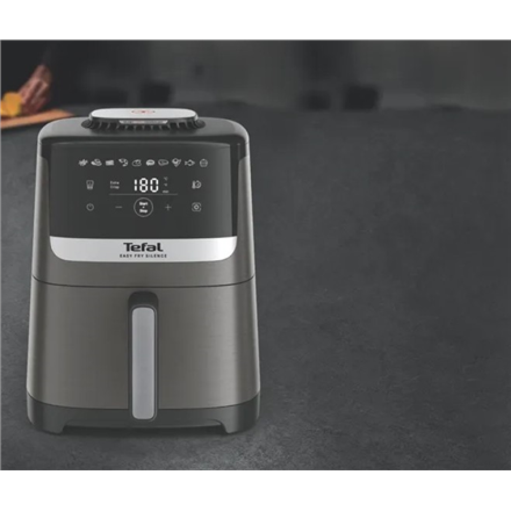 TEFAL Air Fryer , Easy Fry Silence EY551HE0 , Power 1650 W , Capacity 5 L , Gray