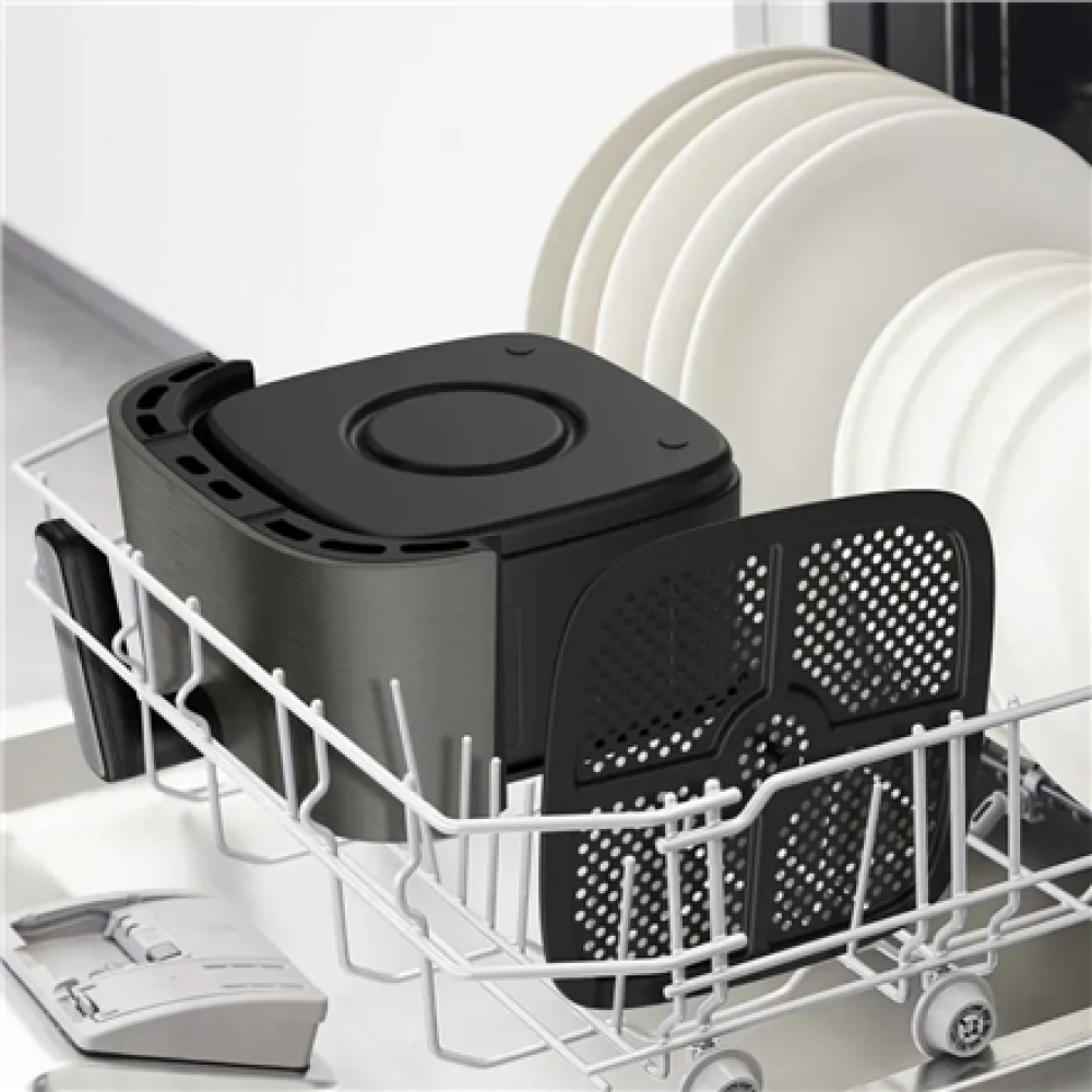 TEFAL Air Fryer , Easy Fry Silence EY551HE0 , Power 1650 W , Capacity 5 L , Gray