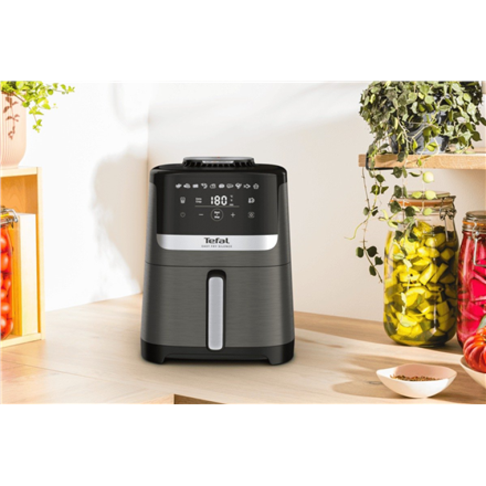 TEFAL Air Fryer , Easy Fry Silence EY551HE0 , Power 1650 W , Capacity 5 L , Gray