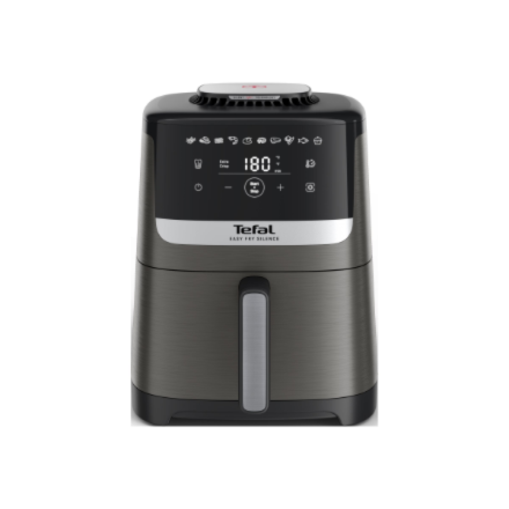 TEFAL Air Fryer , Easy Fry Silence EY551HE0 , Power 1650 W , Capacity 5 L , Gray