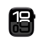 Apple Watch Series 10 , Smart watch , GPS (satellite) , Always-On Retina , Waterproof , Jet Black