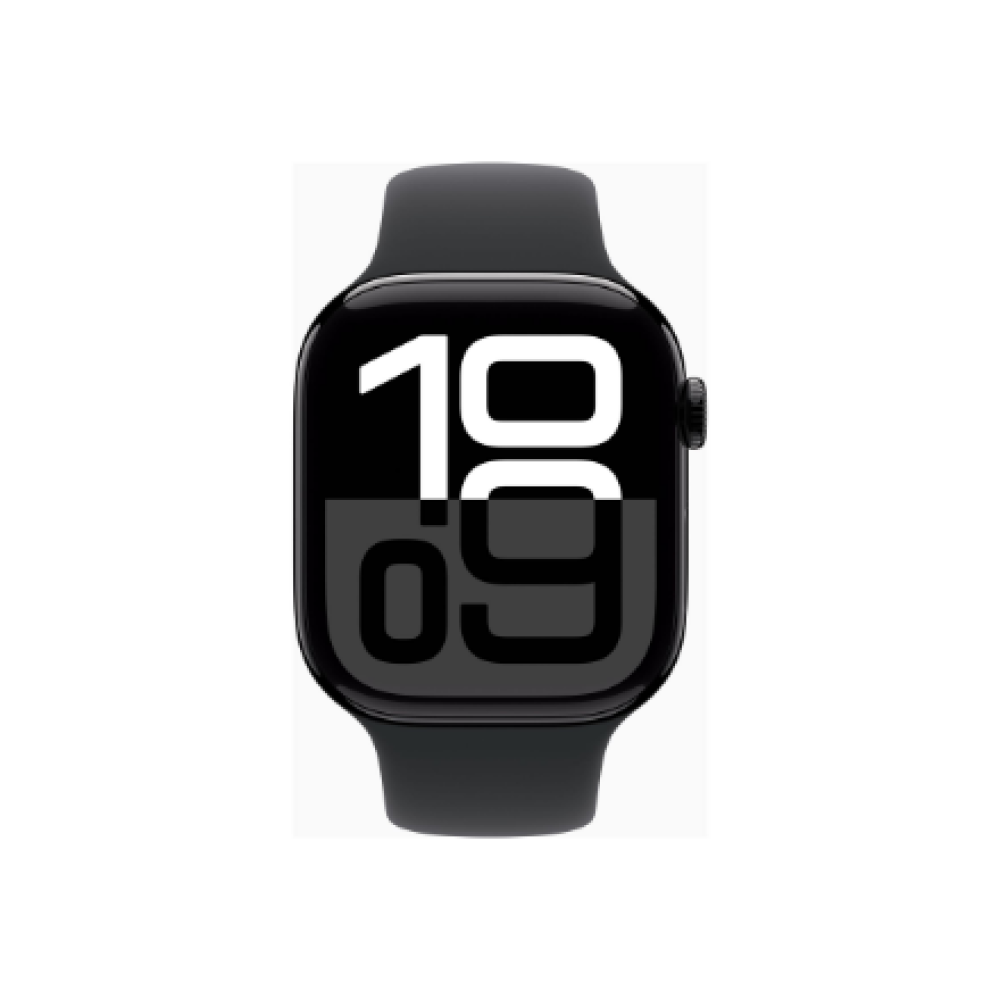 Apple Watch Series 10 , Smart watch , GPS (satellite) , Always-On Retina , Waterproof , Jet Black