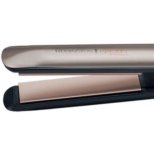 Remington , Keratin Protect Hair Straightener , S8540 , Ceramic heating system , Display LCD , Temperature (max) 230 °C , Bronze/Black