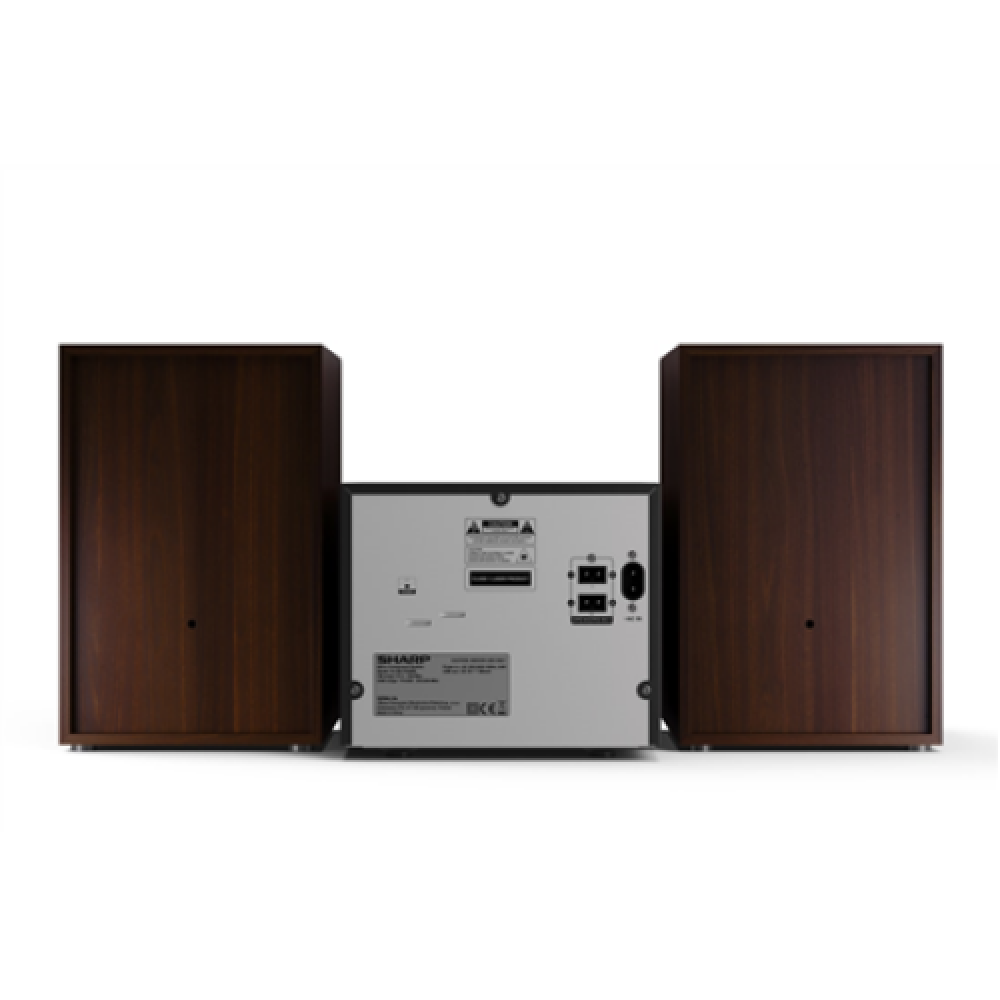 Sharp , Hi-Fi Micro System , XL-B517D(BR) , Brown , USB port , AUX in , Bluetooth , CD player , FM radio , Wireless connection