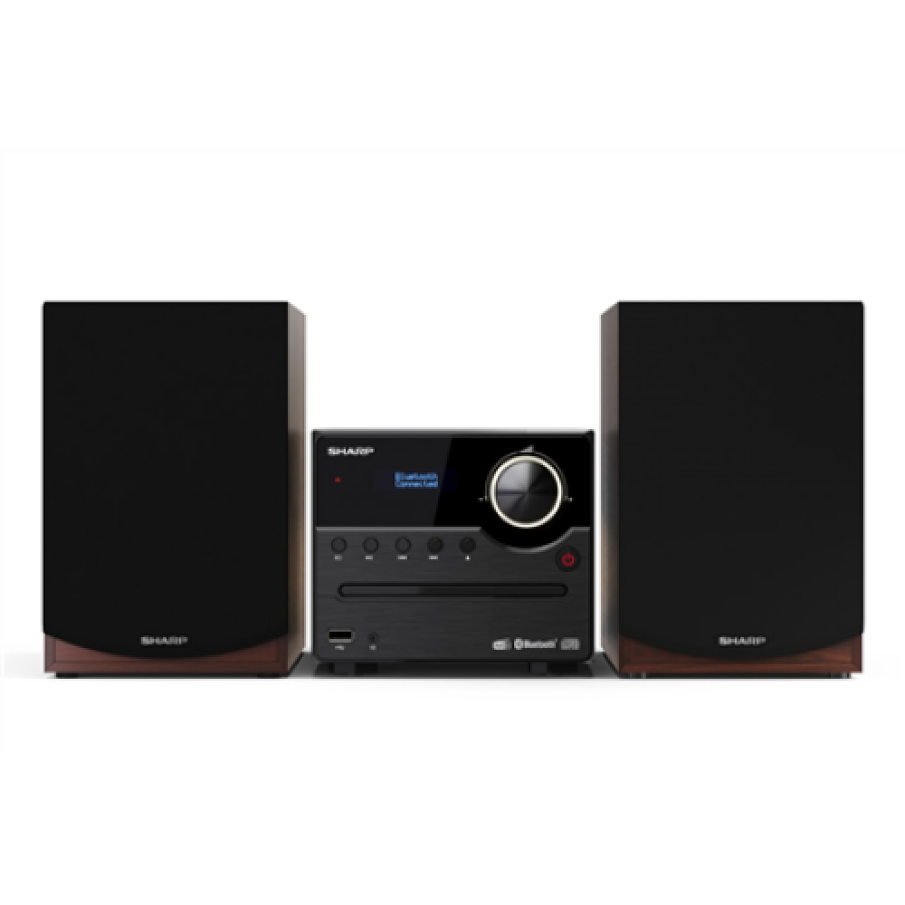 Sharp , Hi-Fi Micro System , XL-B517D(BR) , Brown , USB port , AUX in , Bluetooth , CD player , FM radio , Wireless connection