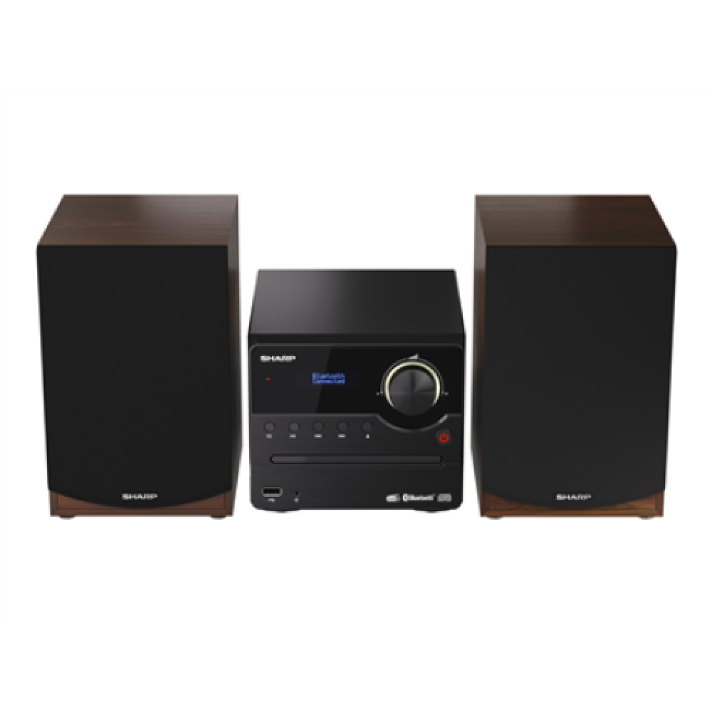 Sharp , Hi-Fi Micro System , XL-B517D(BR) , Brown , USB port , AUX in , Bluetooth , CD player , FM radio , Wireless connection