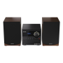 Sharp , Hi-Fi Micro System , XL-B517D(BR) , Brown , USB port , AUX in , Bluetooth , CD player , FM radio , Wireless connection