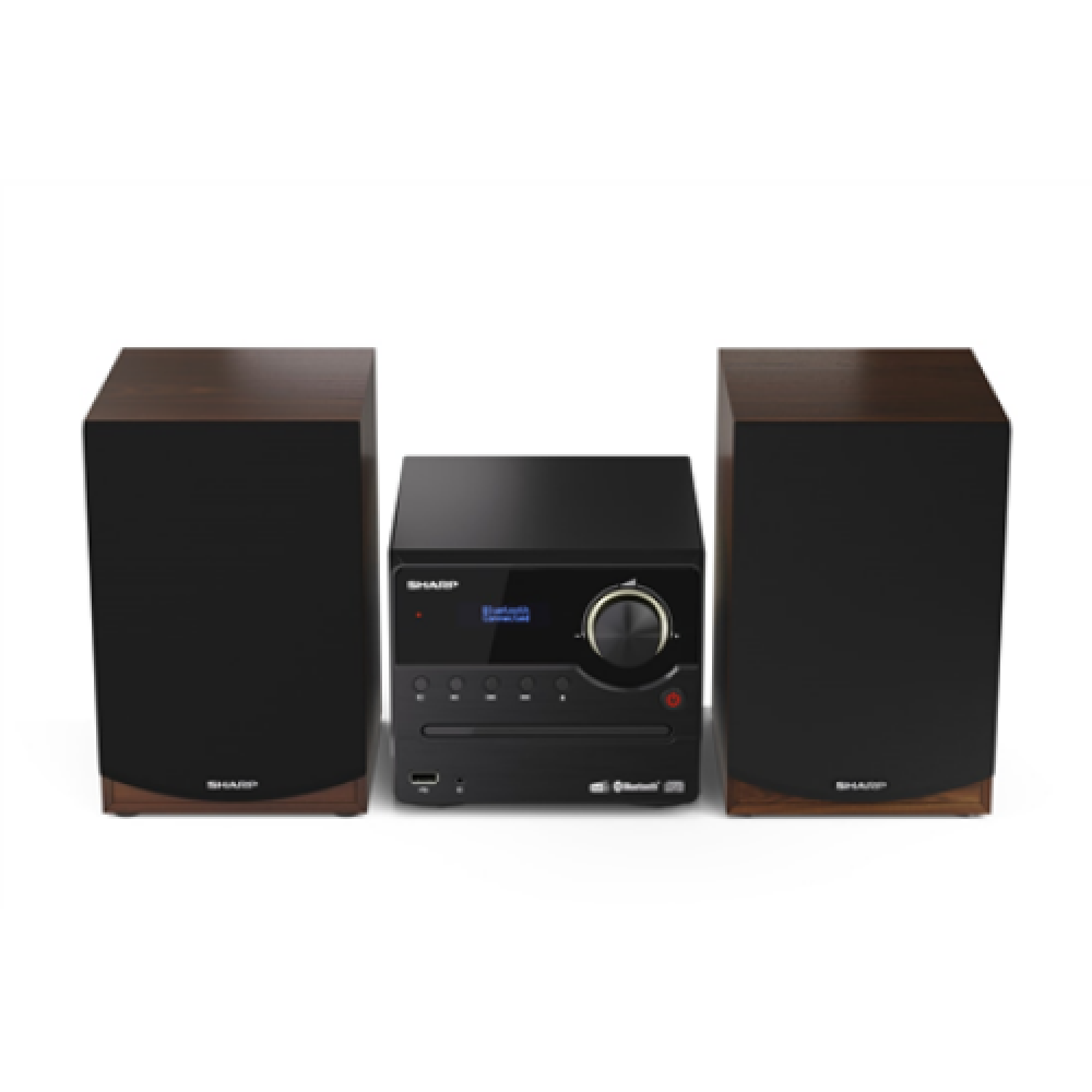 Sharp , Hi-Fi Micro System , XL-B517D(BR) , Brown , USB port , AUX in , Bluetooth , CD player , FM radio , Wireless connection