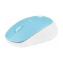 Natec , Mouse , Harrier 2 , Wireless , Bluetooth , White/Blue