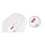 Natec , Mouse , Harrier 2 , Wireless , Bluetooth , White/Blue