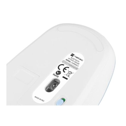 Natec , Mouse , Harrier 2 , Wireless , Bluetooth , White/Blue