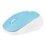 Natec , Mouse , Harrier 2 , Wireless , Bluetooth , White/Blue