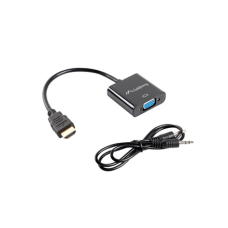 Lanberg HDMI, Mini Jack 3.5 mm, VGA Adapter , AD-0017-BK , 20 m