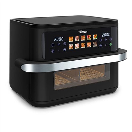 Tristar Dualzone Flex Airfryer , FR-9078 , Power 2800 W , Capacity 10 L , Hot air technology , Black