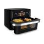 Tristar Dualzone Flex Airfryer , FR-9078 , Power 2800 W , Capacity 10 L , Hot air technology , Black