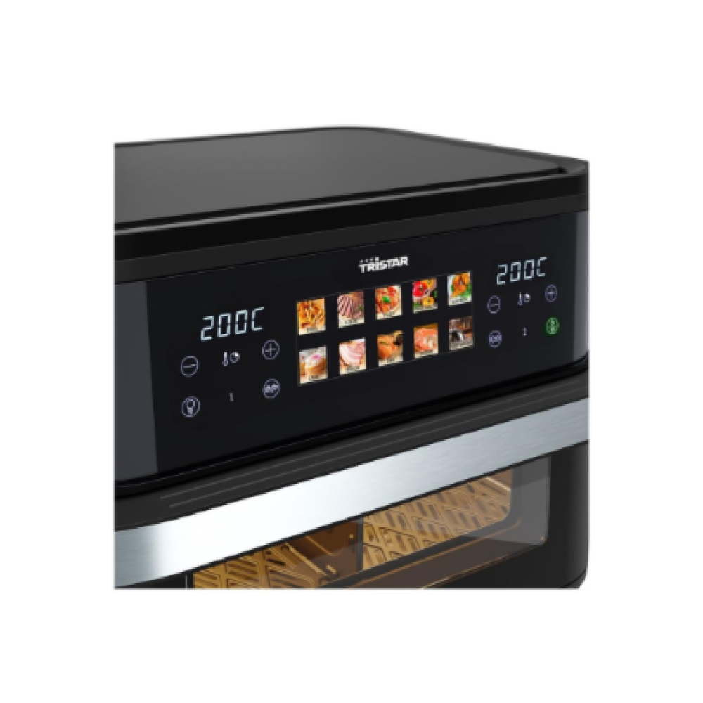 Tristar Dualzone Flex Airfryer , FR-9078 , Power 2800 W , Capacity 10 L , Hot air technology , Black