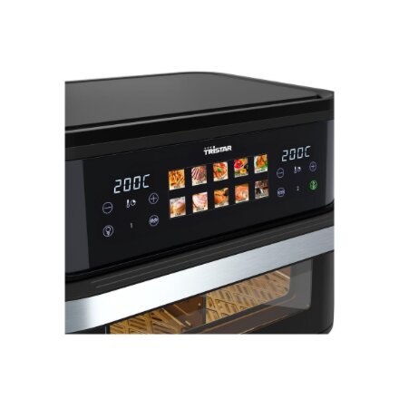 Tristar Dualzone Flex Airfryer , FR-9078 , Power 2800 W , Capacity 10 L , Hot air technology , Black