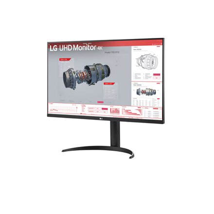 LG , 32BR55UK-B , 31.5 , VA , UHD , 16:9 , 60 Hz , 4 ms , 3840 x 2160 pixels , 250 cd/m² , HDMI ports quantity 2