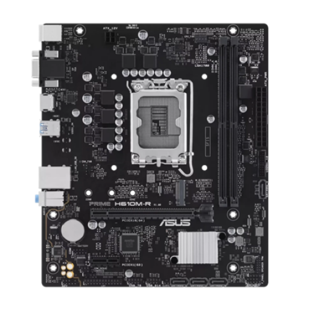 Asus , PRIME H610M-R-SI , Processor family Intel , Processor socket LGA1700 , DDR5 , Number of SATA connectors 4