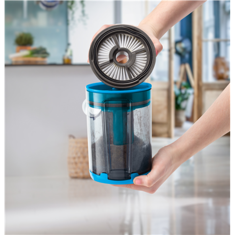 Bissell All-in-one Vacuum and Steam Mop , Vac & Steam , Power 1600 W , Water tank capacity 0.4 L , Titanium/Bossanova Blue