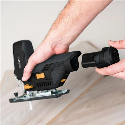 Batavia B.V. , Cordless Jigsaw - Fixxpack 2.0 Set with 2.0Ah battery and USB-C charging cable - 12V