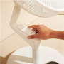Duux , Fan , Whisper Flex Ultimate Smart , Stand Fan , White , Diameter 34 cm , Number of speeds 30 , Oscillation , 3-26 W , Remote control
