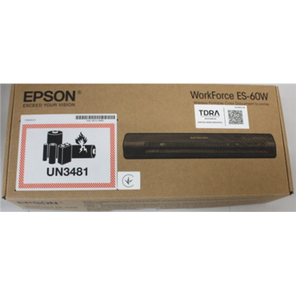 SALE OUT. EPSON , Wireless Mobile Scanner , WorkForce ES-60W , Colour , UNPACKED , Document