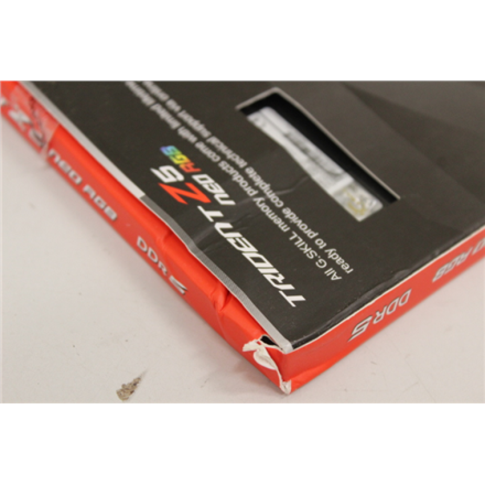 SALE OUT. G.Skill Trident Z5 Neo RGB DDR5 32GB (16GBx2) 30-38-38-96 6000 MT/s , G.Skill Trident Z5 Neo RGB , 32 Kit (16GBx2) GB , DDR5 , 6000 MHz , PC/server , Registered No , ECC No , DAMAGED PACKAGING