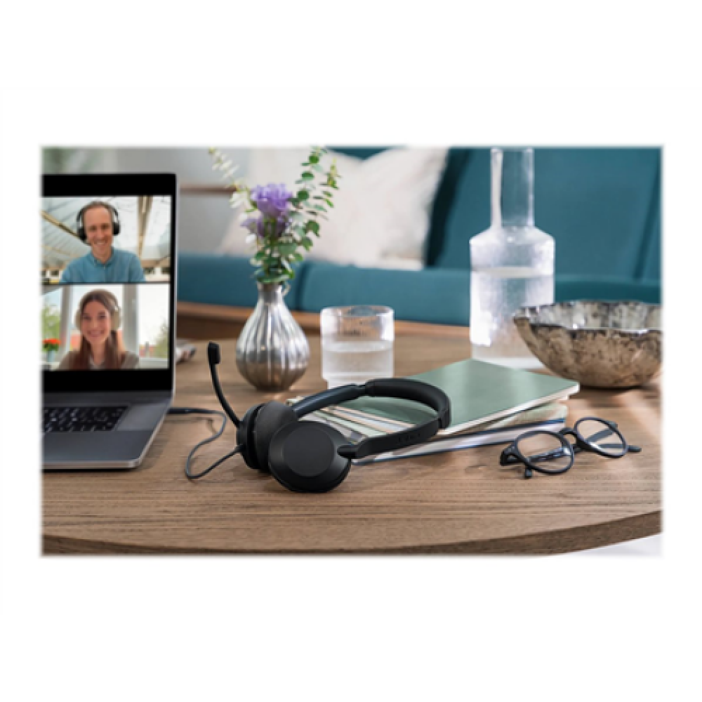 Jabra Connect 4h, Stereo, On-ear, Black, Wired Jabra