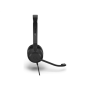 Jabra Connect 4h, Stereo, On-ear, Black, Wired Jabra