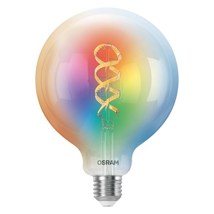 Osram SMART+ MATTER Filament Multicolor Classic Globe 125 40 , E27 , 4.8 W , RGBW , Wi-Fi