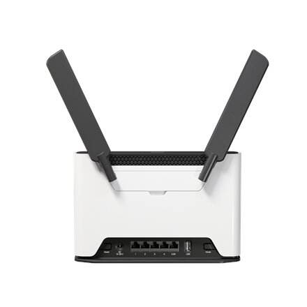MikroTik , Chateau 5G R17 ax S53UG+5HaxD2HaxD-TC&RG650E-EU , 802.11ax , 1200 Mbit/s , 10/100/1000 Mbit/s , Ethernet LAN (RJ-45) ports 4 , Mesh Support No , MU-MiMO Yes , 1