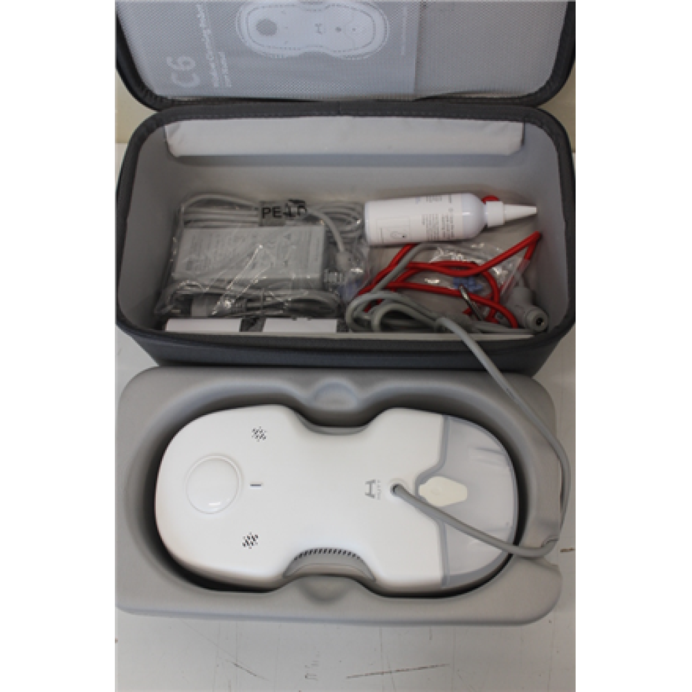 SALE OUT. , HUTT , Windows Cleaning Robot , C6 , Corded , 3800 Pa , White , DAMAGED PACKAGING, REMOTE CONTROL AND WIPES ARE MISSING