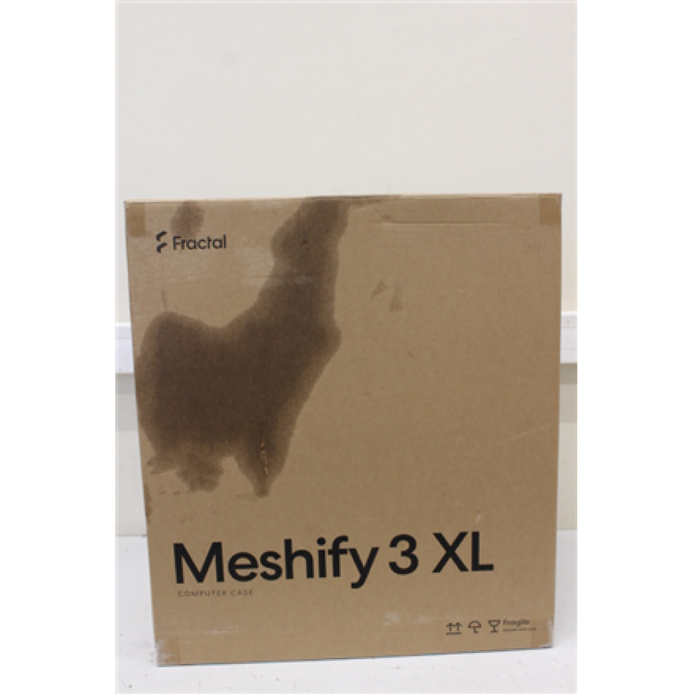 SALE OUT. Fractal Design Meshify 3 XL , Black Solid , ATX , DAMAGED PACKAGING , Power supply included No