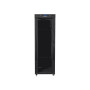 Lanberg , Rack cabinet 19 free-standing 37U/800x1000 (flat pack) with glass door, LCD , FF01-8037-12BL , Black