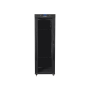 Lanberg , Rack cabinet 19 free-standing 37U/800x1000 (flat pack) with glass door, LCD , FF01-8037-12BL , Black