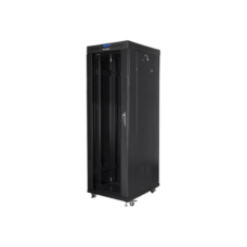 Lanberg Rack cabinet 19 free-standing 37U/800x1000 (flat pack) with glass door ICD V2, black , Lanberg