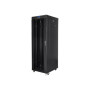 Lanberg , Rack cabinet 19 free-standing 37U/800x1000 (flat pack) with glass door, LCD , FF01-8037-12BL , Black