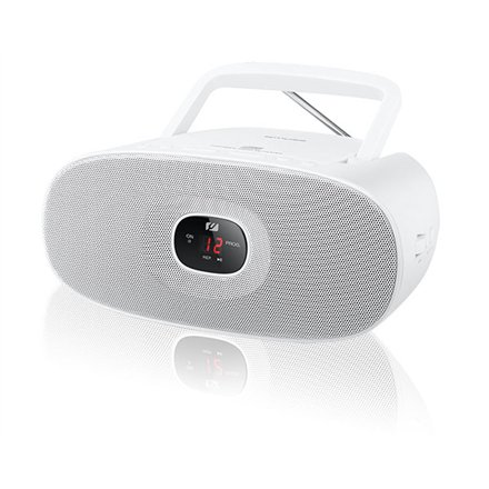 Muse , MD-202RDW , Portable radio CD player , White