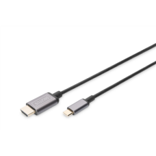 Digitus USB Type-C to HDMI Adapter , DA-70821 , 1.8 m , Black , USB Type-C